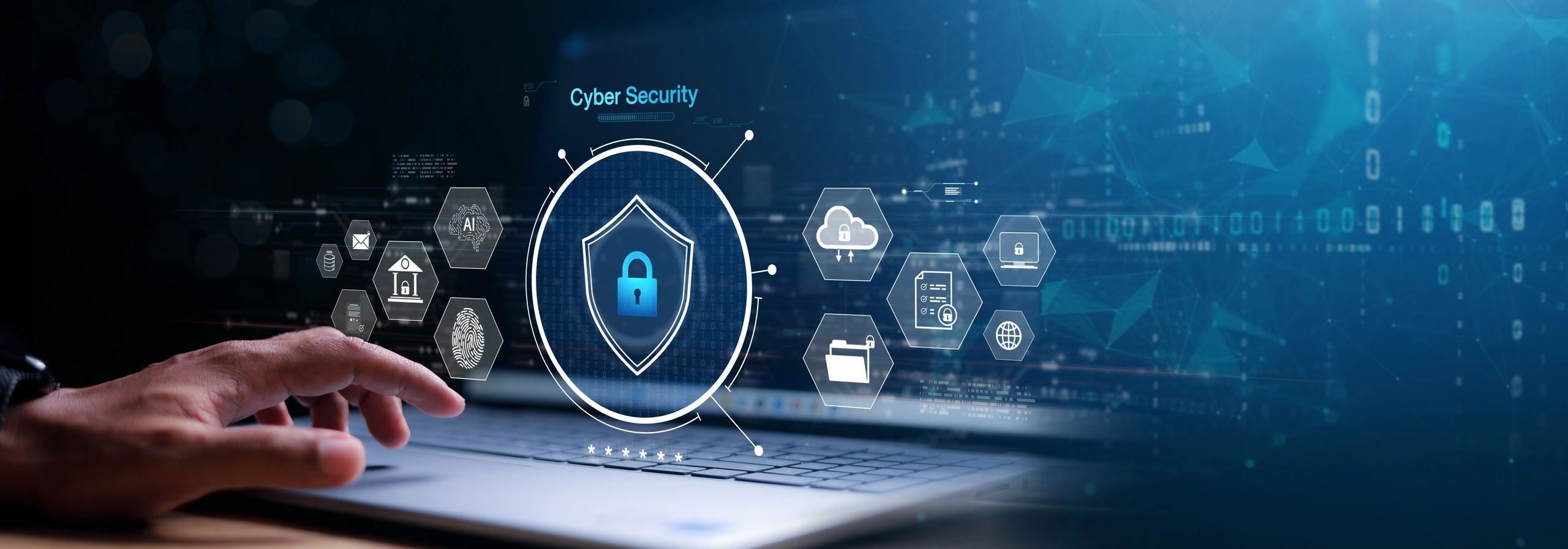 cyber security concept, Login, User, identification information security